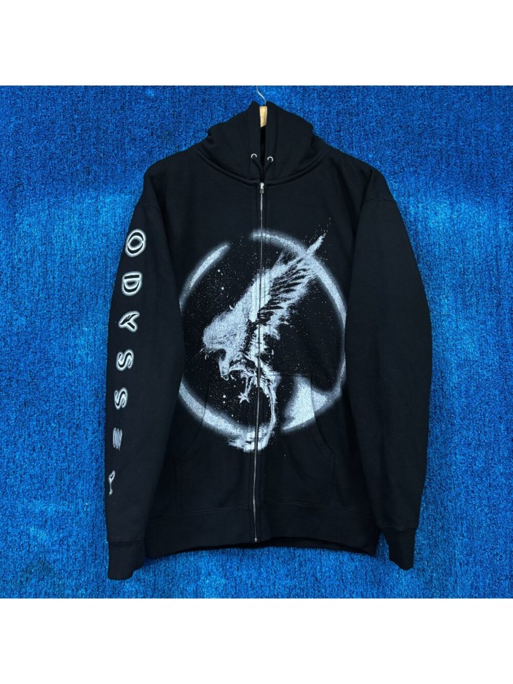 Illenium Dj Eagle Tour Zip-Up Hoodie Size Medium